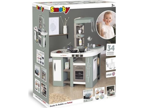 Smoby Tefal Studio Kitchen XL Bubble, Tefal Studio Kitchen, 3 år