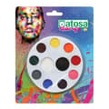 Miniatyrbillede 1 af 3: Ansigtsfarve Multifarvet Palette Vandbaseret blæk