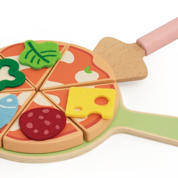 Classic World Pizzaugn med tillbehör - Lekmat i trä