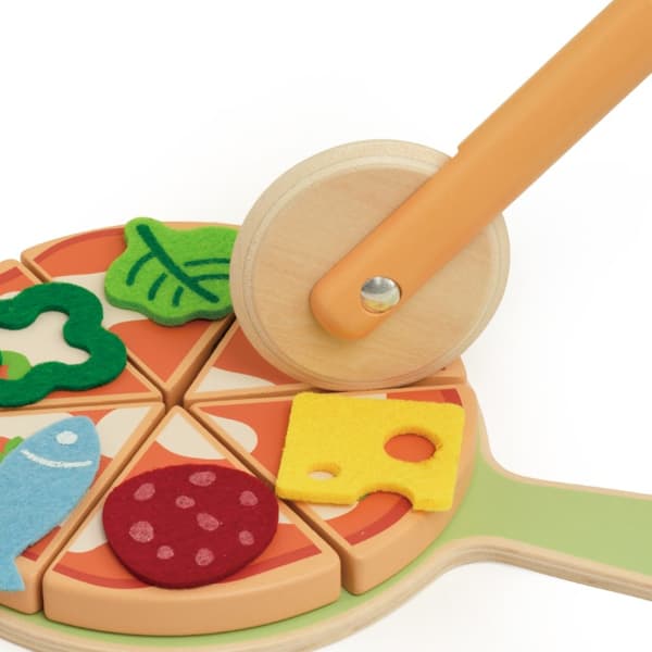 Classic World Pizzaugn med tillbehör - Lekmat i trä