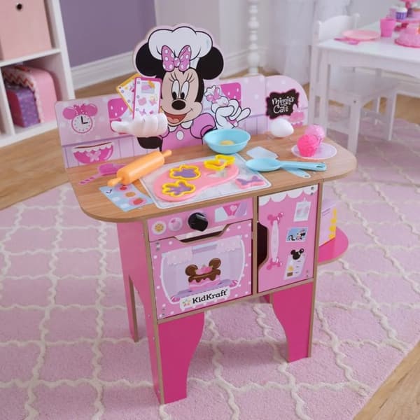 Kidkraft Minnie Mouse Bageri & Café Lekkök i Trä