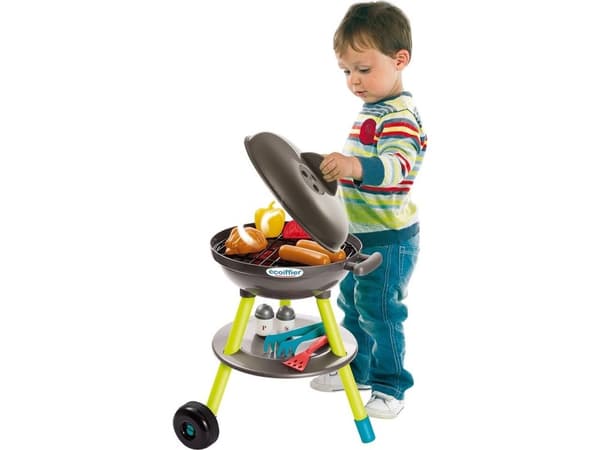 Sort kuglegrill m/tilbehør