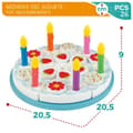 Miniatyrbild 6 av 7: Spel av Trä Woomax Tarta 26 Delar (6 antal)
