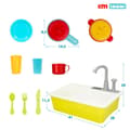 Miniatyrbillede 7 af 7: Køkkenspil Colorbaby 22 Dele 42 x 29 x 28 cm Tilbehør Vask