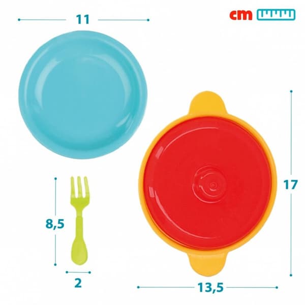 Sats med matleksaker Colorbaby Köksredskap och tillbehör 20 Delar (12 antal)