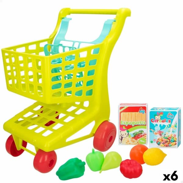 Kundvagn Colorbaby My Home Leksak 9 Delar 34 x 53,5 x 45 cm 6 antal
