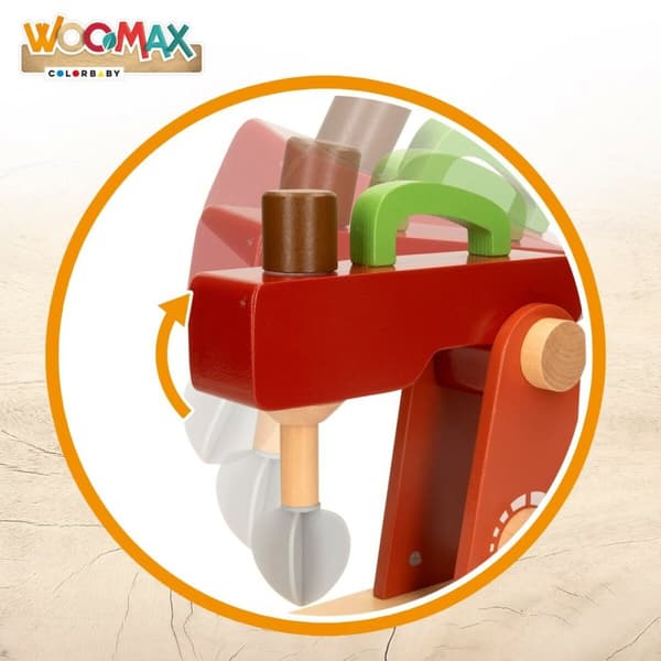 Leksaksapparat Woomax 12 Delar 20 x 22,5 x 8 cm (4 antal)