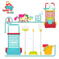 Miniatyrbild 6 av 7: Städvagn med accessoarer Colorbaby Leksak 5 Delar 30,5 x 55,5 x 19,5 cm (12 antal)