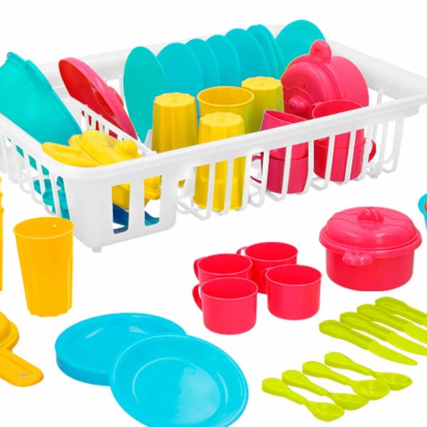 Middagssett for barn Colorbaby Leke Drainer 35 Deler (15 enheter)