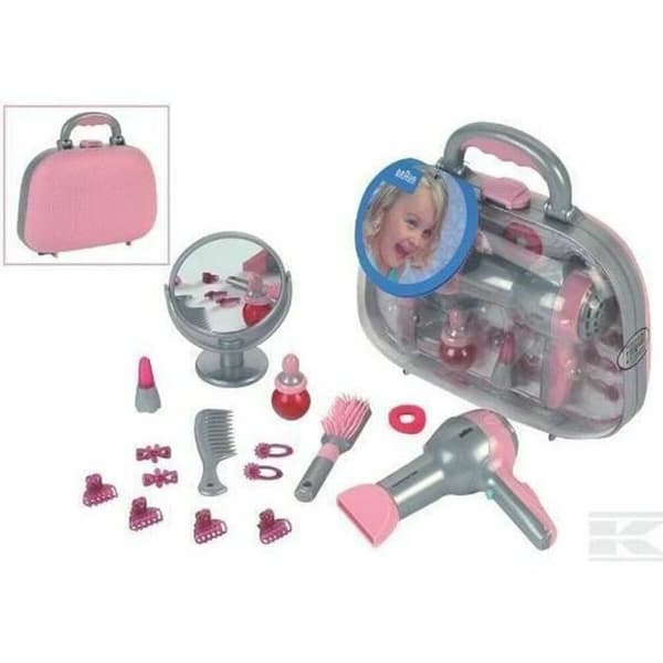 Sett til Barnefrisør Klein Braun Rosa Grå