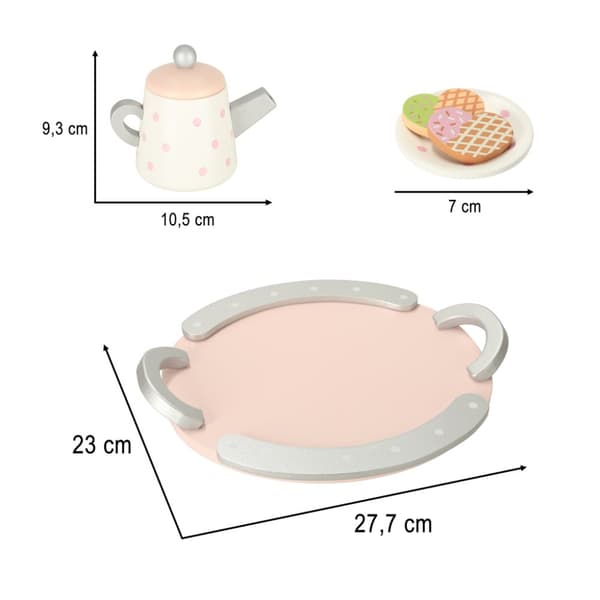LULILO te- og kaffeservice i træ