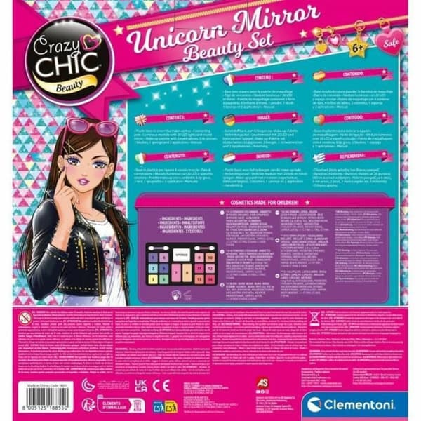 Sminkset för barn Clementoni Unicorn