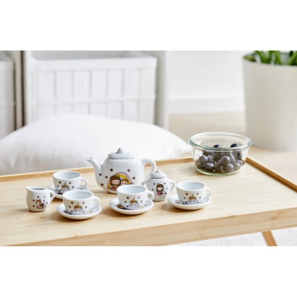 Porcelæn teselskab sæt