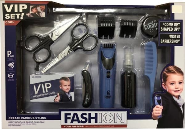 Madej Hairdressing set in ith battery-powered once