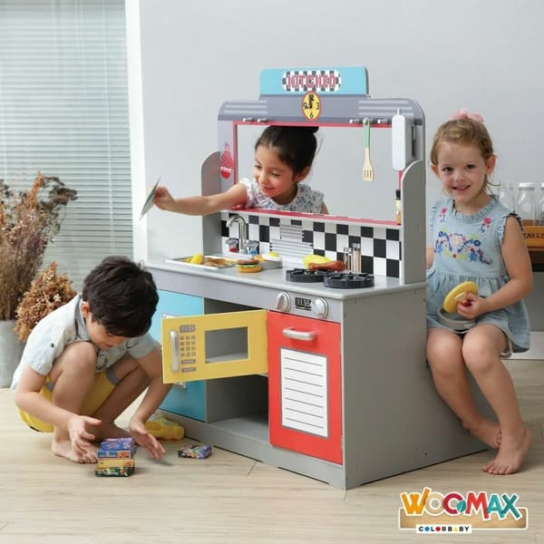 Køkkenspil Woomax Træ 90 x 58 x 104 cm