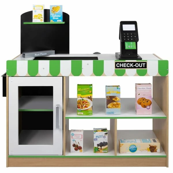 Legetøjssupermarked Woomax 80 x 80 x 30 cm 80 x 30 cm Træ