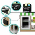 Miniatyrbild 5 av 6: Toy Supermarket Woomax 80 x 80 x 30 cm 80 x 30 cm Trä