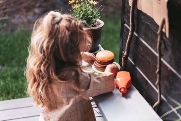 Dantoy BIO plastburgerset 19 delar