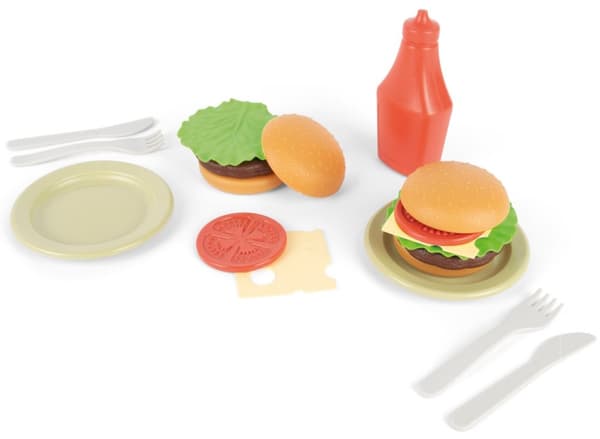 Dantoy BIO plastburgerset 19 delar