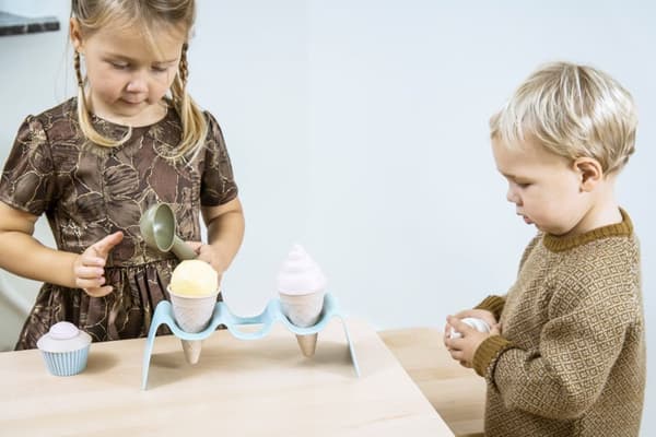 Dantoy BIO glass-set i plast 15 delar