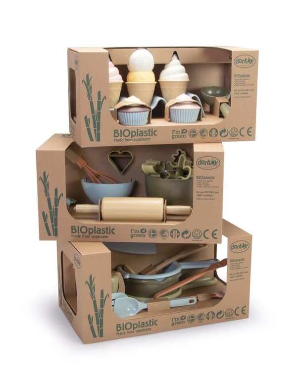 Dantoy BIO glass-set i plast 15 delar