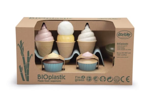 Dantoy BIO glass-set i plast 15 delar