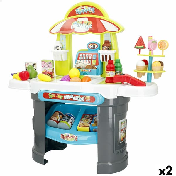 Leketøy Supermarked Colorbaby 66 x 68 x 25 cm 2 enheter