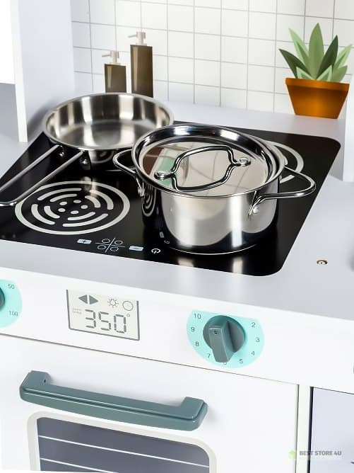 Stort träkök för barn med tillbehör ECOTOYS
