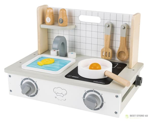 Vedspis med tillbehör minikök ECOTOYS