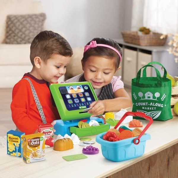 VTECH - 1, 2, 3 Imitate Me - Maxi Shopping Interaktiv Kasse - Imitationslegetøj til Børn