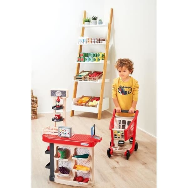 Kasse + vogn - ECOIFFIER - 1676 - En rigtig lille butik