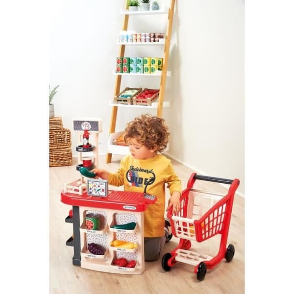 Kasse + vogn - ECOIFFIER - 1676 - En rigtig lille butik