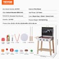 Miniatyrbillede 2 af 2: Træ BBQ Grill Legetøj, Simulerede Vridelyde, Vertikal Stil, 21 STK,21stk