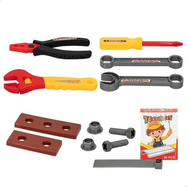 Leksaksverktyg Colorbaby 13 Delar 6 x 1,5 x 17,5 cm 12 antal
