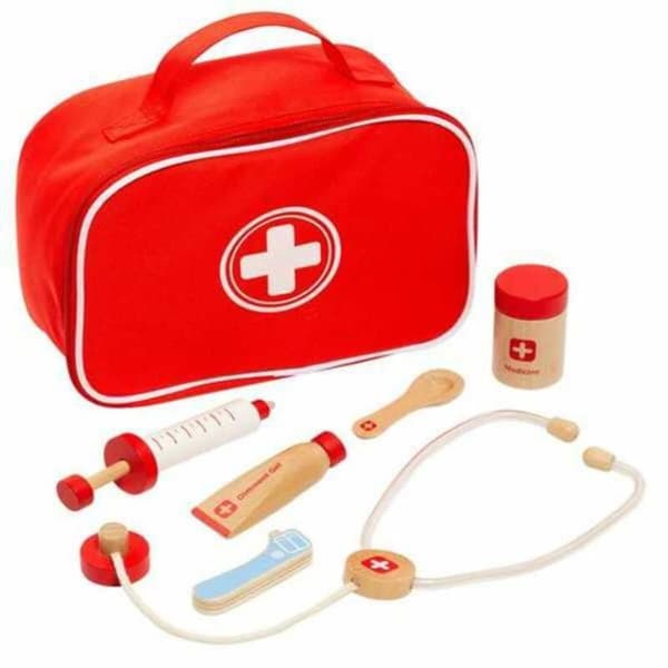 Legetøjsmedicinkasse med tilbehør Moltó Træ (7 pcs)