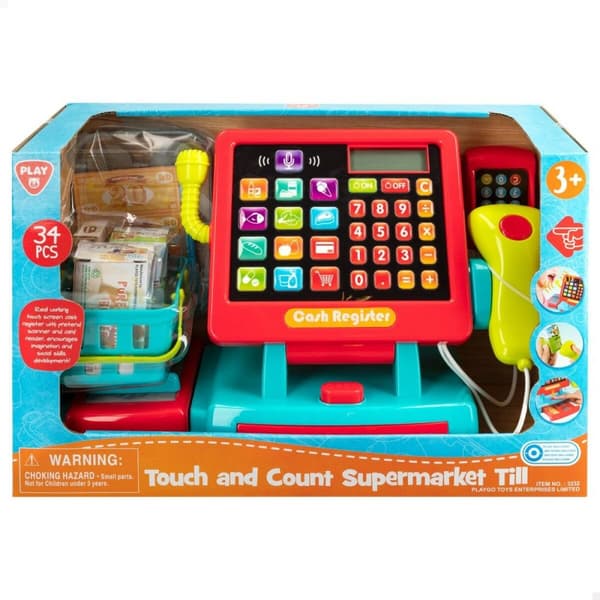 Legetøjskasseapparat PlayGo 31 x 22 x 14,5 cm 6 enheder