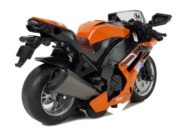 Motorcykel med friktionsdrev Lyder Motor 1:14 Orange