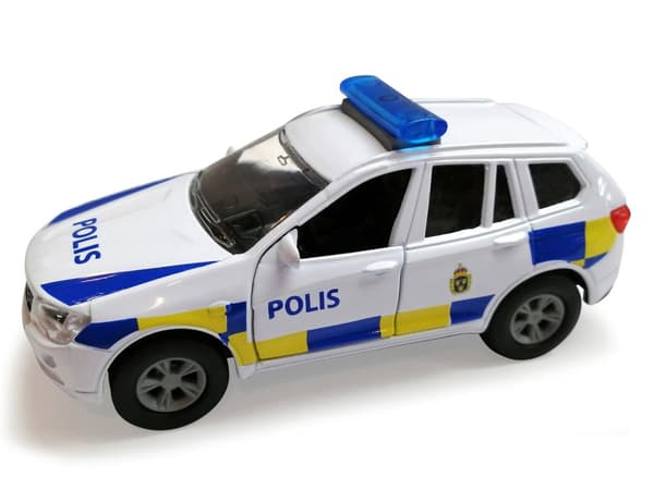 Dickie Toys Svensk Polisbil med ljud och ljus