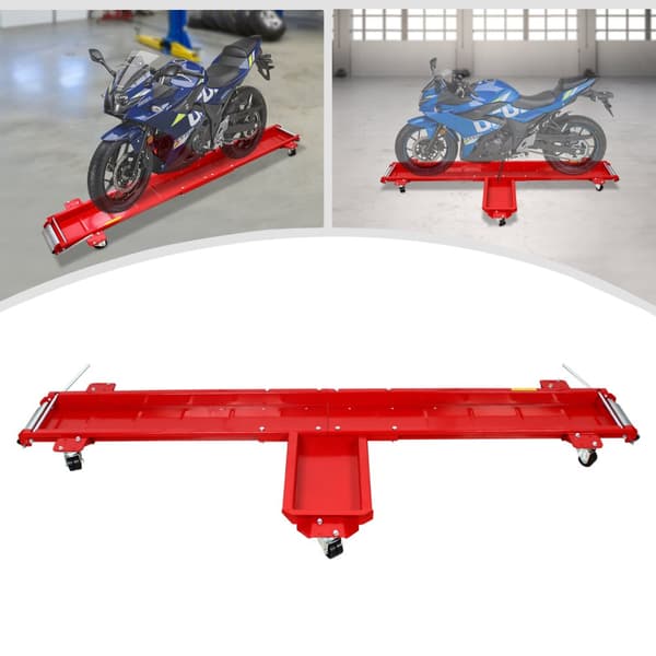 Motorcykel Dolly, Hög lastkapacitet, Fristående design, Lätt att montera
