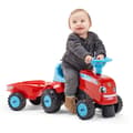 Miniatyrbild 2 av 6: Transportör med släpvagn - FALK - Traktor Go! - Från 12 månader - 100% Tillverkad i Frankrike - 40% återvunnen plast