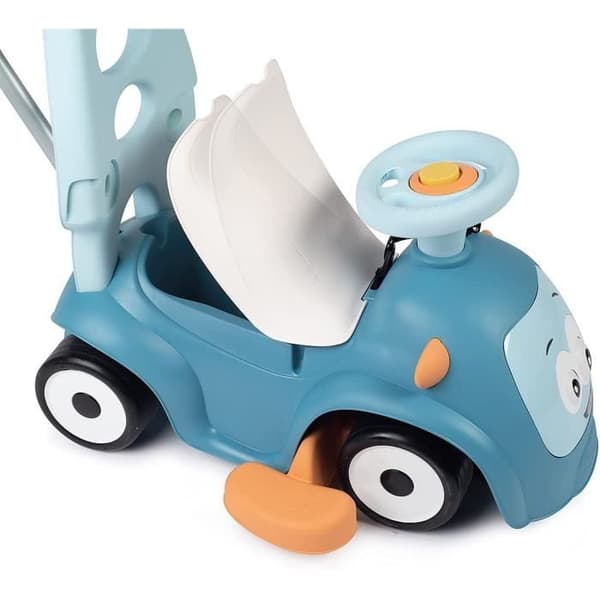 Smoby - Maestro Balade Blå Kørestol - Til Børn Fra 6 Måneder - Evolutionær - Lydløse Hjul - Horn