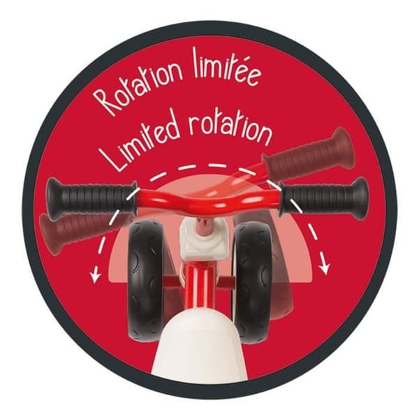 SMOBY Rookie -metallikärry - punainen