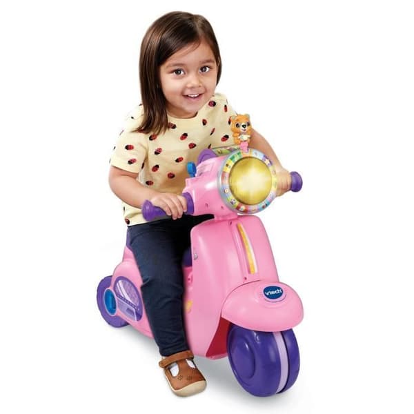 VTECH 3-I-1 INTERAKTIV SCOOTER ÅKNING ROSA