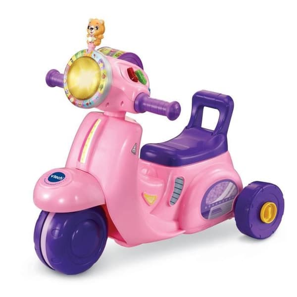VTECH 3-I-1 INTERAKTIV SCOOTER ÅKNING ROSA