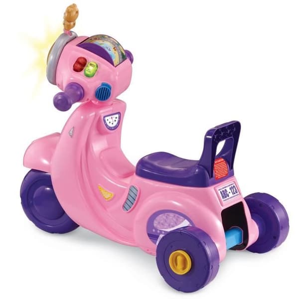 VTECH 3-I-1 INTERAKTIV SCOOTER ÅKNING ROSA