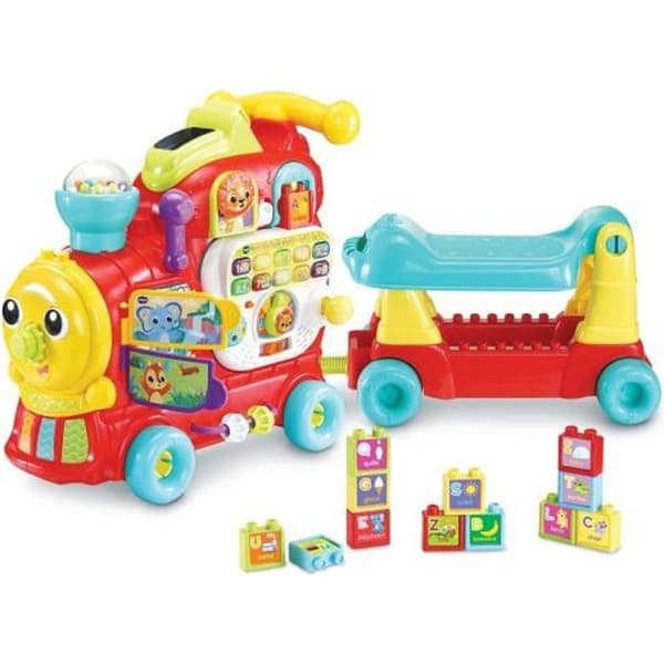 Maxiloco Mon Trotti Train 7 In 1 Carrier - VTECH BABY - Punainen - Musikaali
