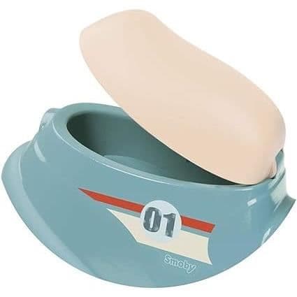 Skoterhållare - Smoby - Blå - För 18 månader gamla bebisar - Leksakslåda under sitsen - L 64,5 x B 34 x H 47,5 cm