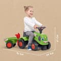 Miniatyrbillede 4 af 4: Claas traktorbærer med anhænger og tilbehør - FALK - Fra 12 måneder - 100% fremstillet i Frankrig - 40% genbrugsplast