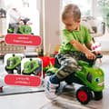 Miniatyrbillede 2 af 4: Claas traktorbærer med anhænger og tilbehør - FALK - Fra 12 måneder - 100% fremstillet i Frankrig - 40% genbrugsplast