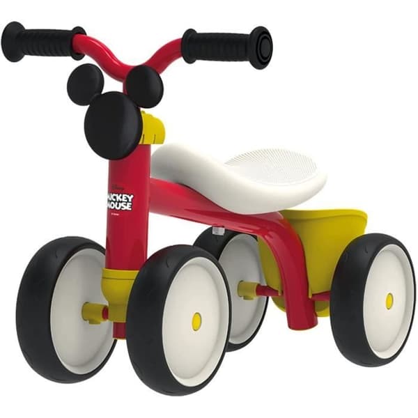 Smoby - Mickey Mouse Metal Ride-On - Rookie - Unisex - Rød - 12 måneder og derover